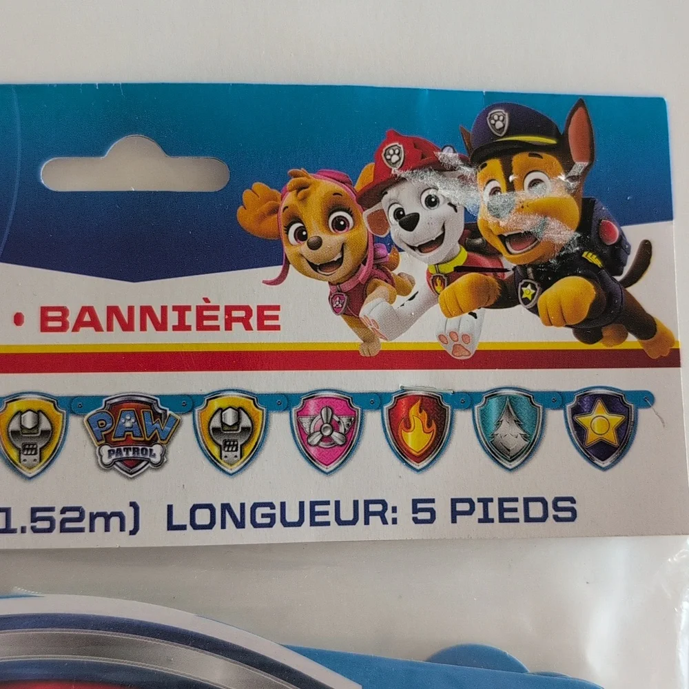 Paw Patrol Blue Party Banner - 2 Included! - Picture 3 of 4